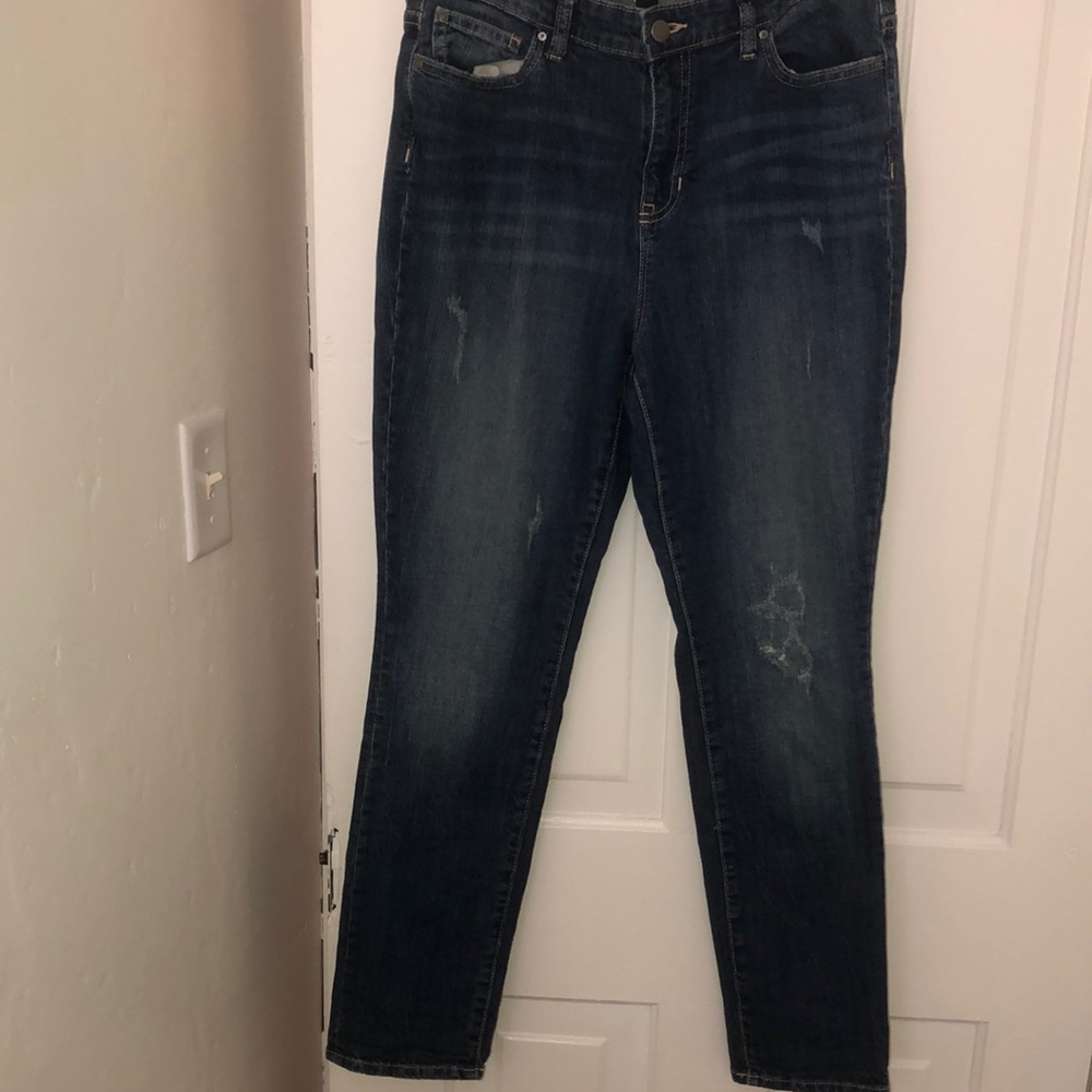 Gap high rise skinny jeans